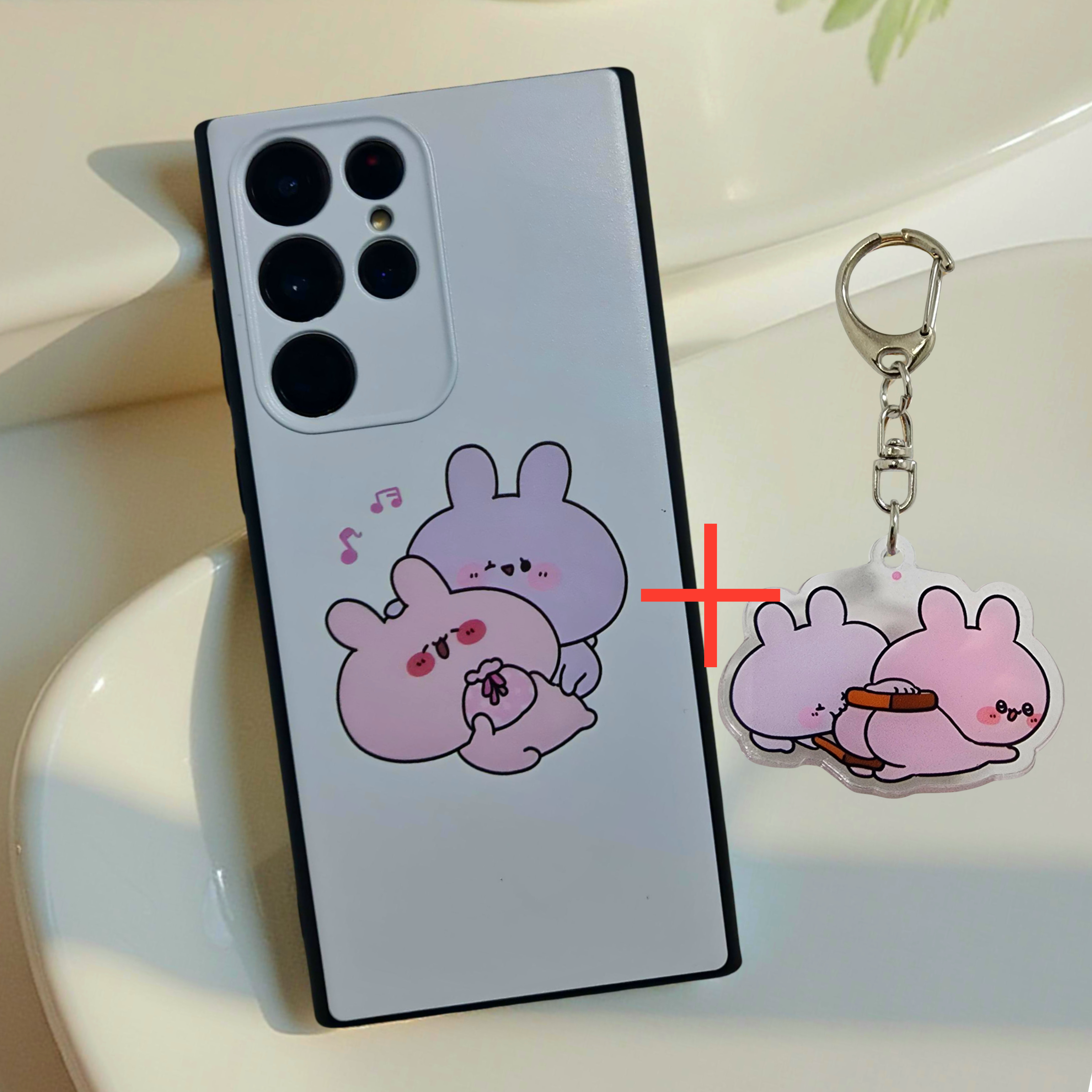 iPhone & Samsung Case + Keyring