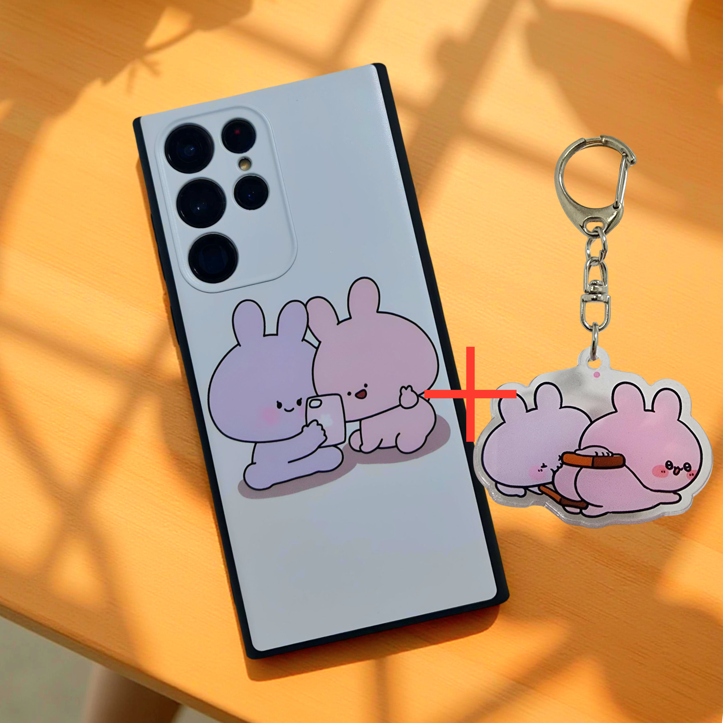 iPhone & Samsung Case + Keyring