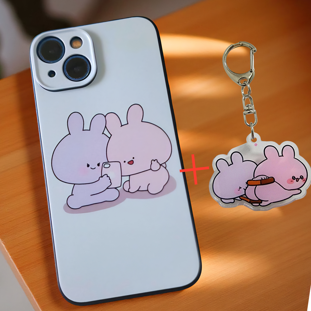 iPhone & Samsung Case + Keyring
