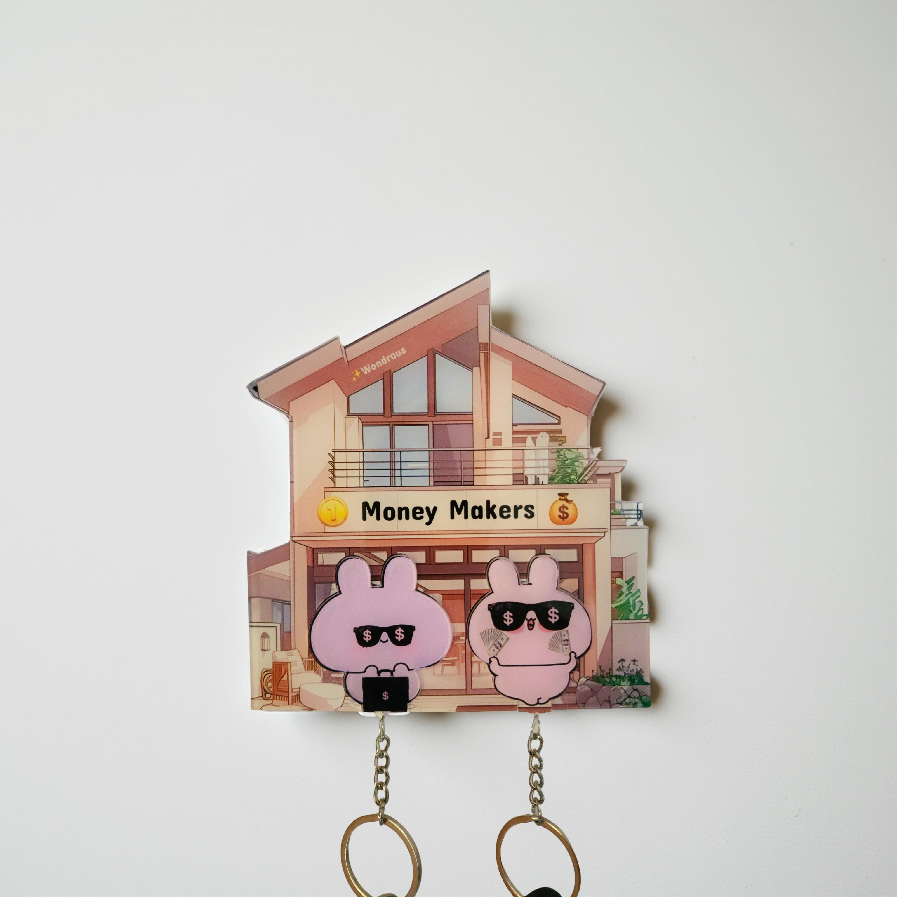 KeyHolder with Magnetic Field